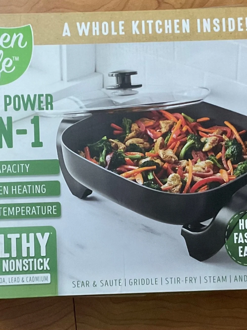 GREENLIFE HEALTHY POWER 5-In-1 ELECTRIC SKILLET